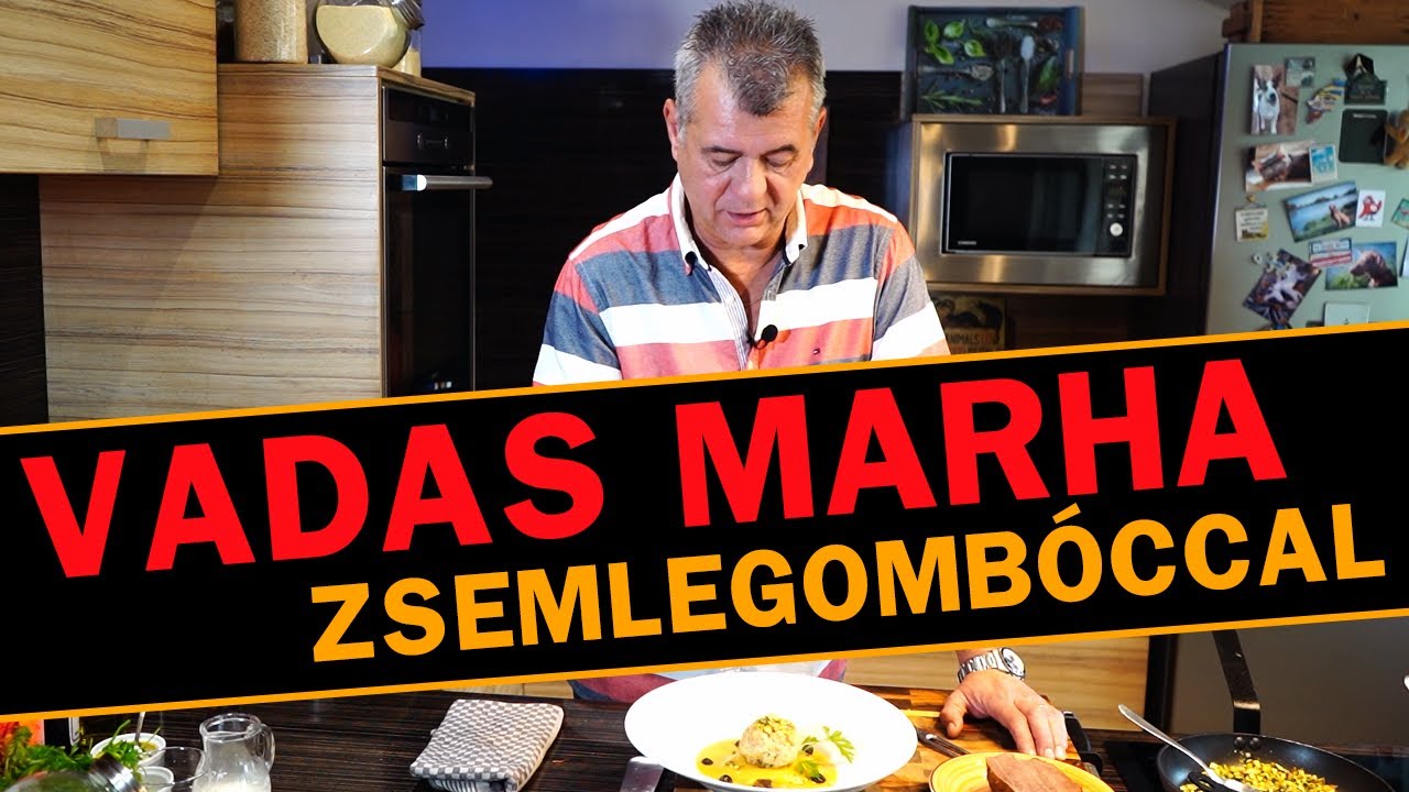 Vadas marha zsemlegombóccal