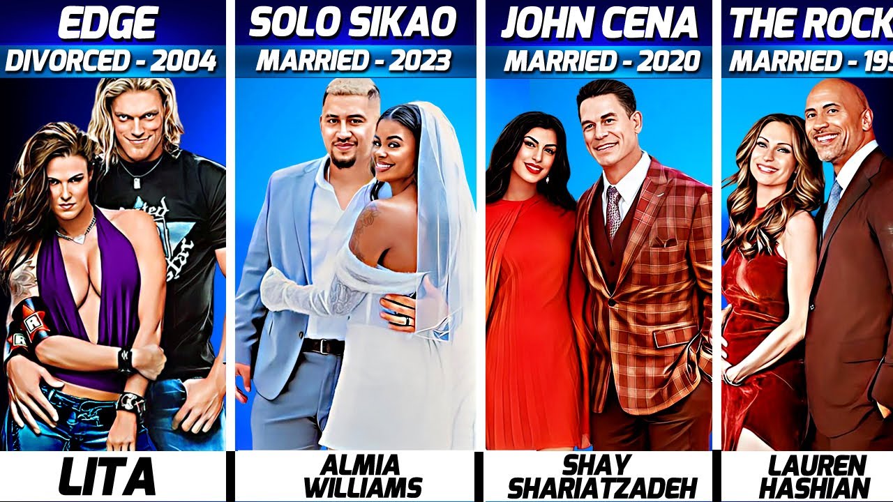 WWE Superstars and Their Wives | WWE Wrestlers and Their Wives