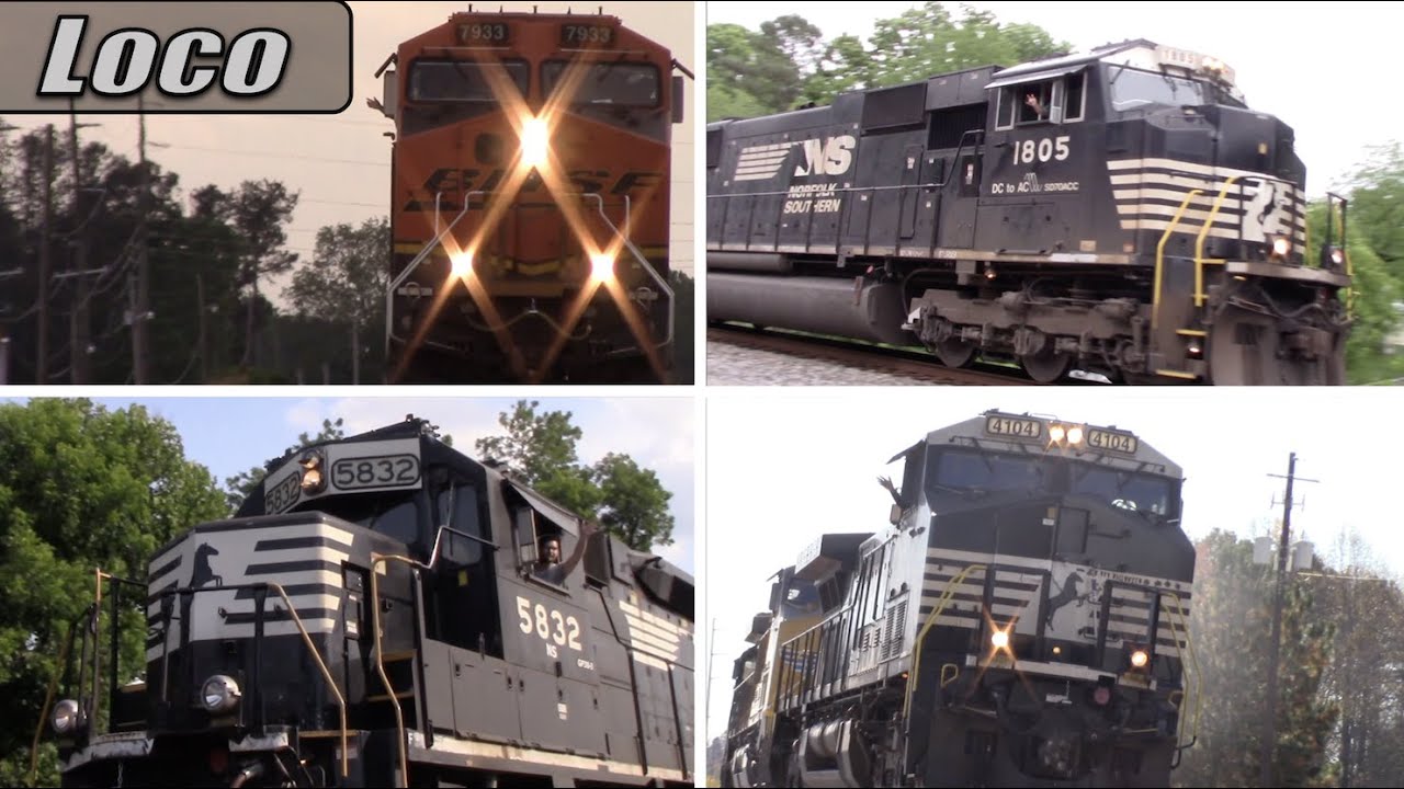 Over 30 Minutes of the Friendliest Train Crews and Best Hornshows on the Railroad!