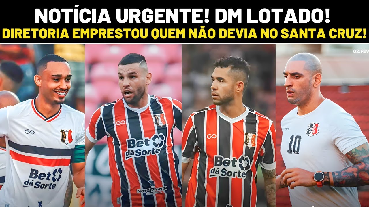 ⚫⚪🔴⚠️ ALERTA NO SANTA: SEM ZAGA E SEM ATAQUE? VEJA A SITUAÇÃO!