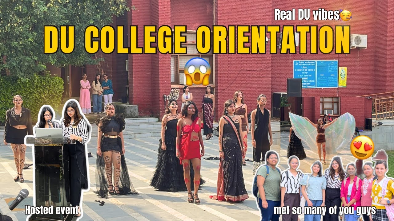 DU Orientation Day 2025 Was INSANE 🤯| Du Fresher Must Watch 🎓| #delhiuniversity