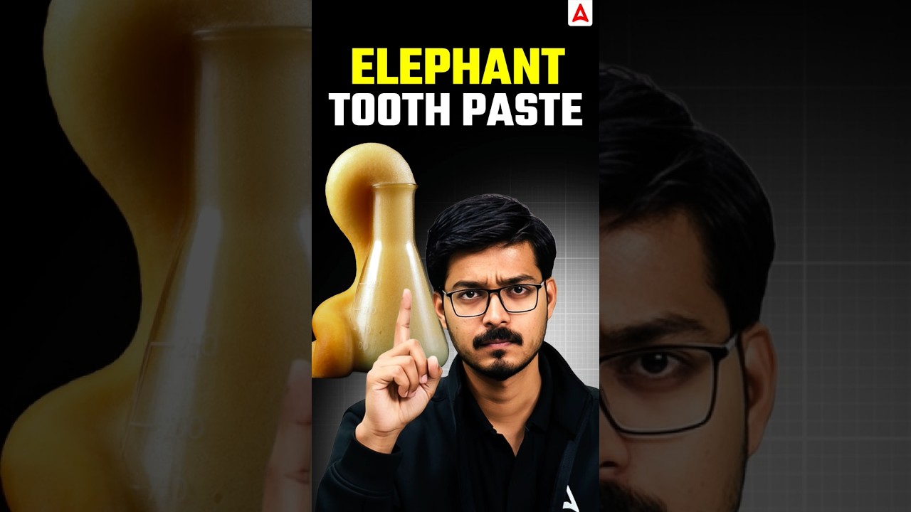 Elephant Toothpaste Experiment by Hemant Sir | Fun Chemistry for NEET 2026 Aspirants
