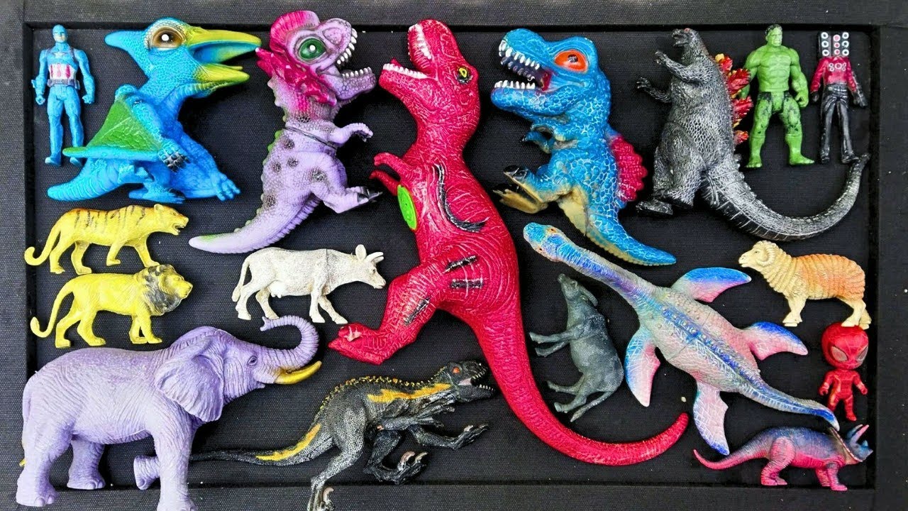 Dinosaurus Jurassic World Dominion: T-rex/ Brachiosaurus/ Skibidi/ Spider-Man/ KingKong/ KingGidorah