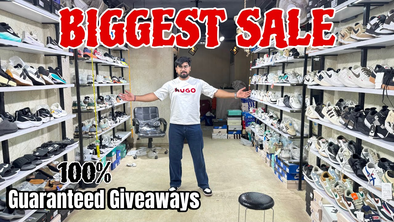 Biggest Deal Top Quality Shoes 😱॥ Cheapest Shoe Market in Delhi ॥ Branded Shoes Big Discount Sale 😱