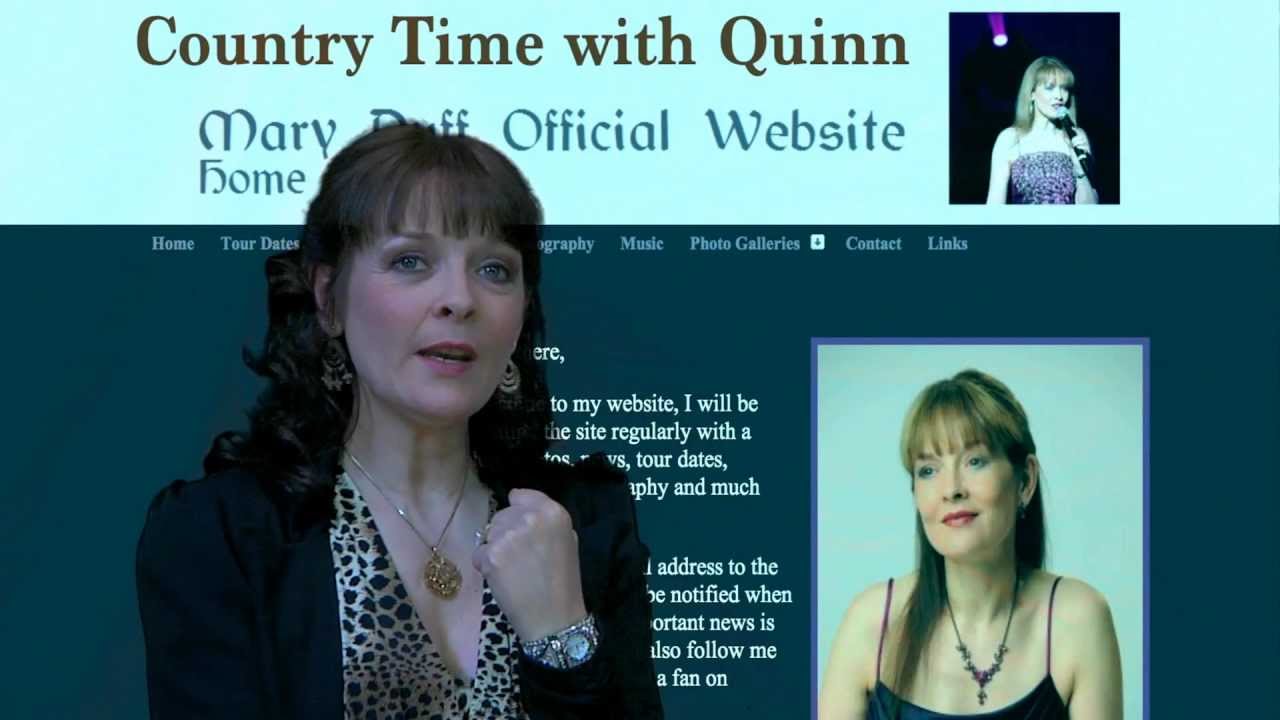 Mary Duff special guest on Country Time With Quinn,  A www.irishwebtv.com Media Group Production