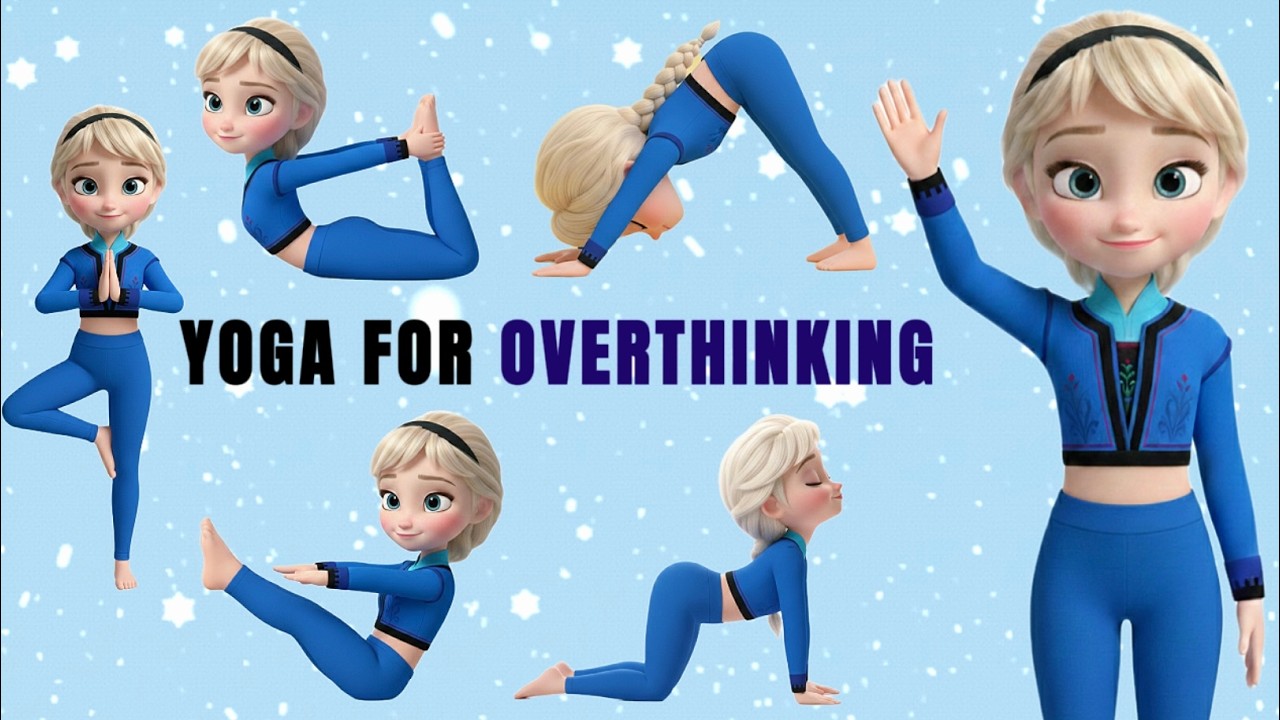 Yoga for Overthinking ❄️ Frozen Yoga for Kids ❄️ Full 10 min Session | Yoga with Moli