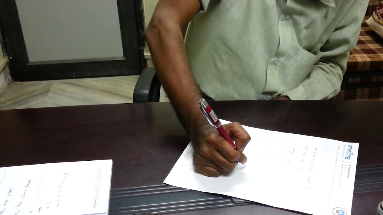 Pre-Operative Assessment for Writer's Cramp Treatment | Dr. Paresh Doshi