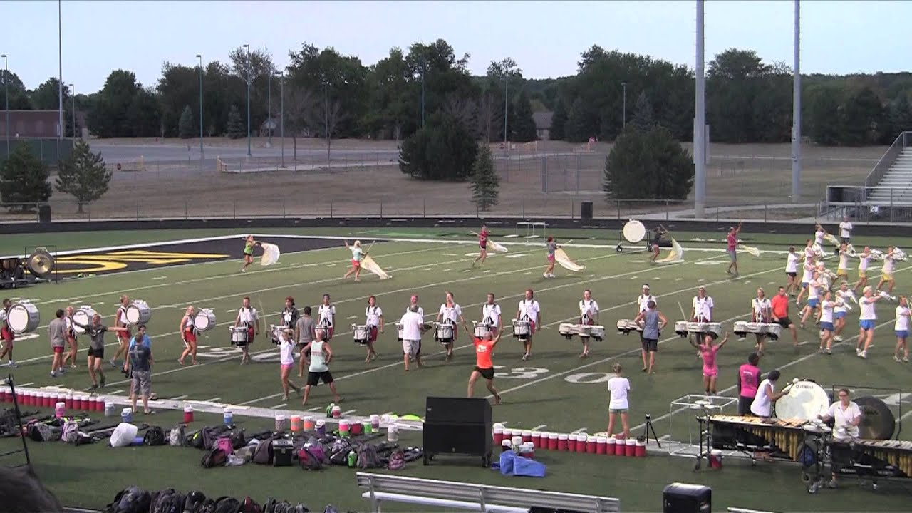 Carolina Crown Full Ensemble 2012 - Avon Rehearsal