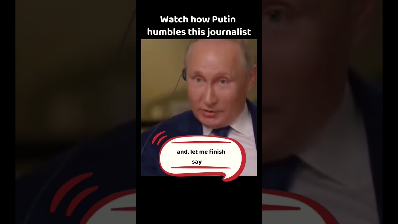 watch how Putin humbles this journalist 😐 #internationalrelations #news #upsc #geopolitics #feed