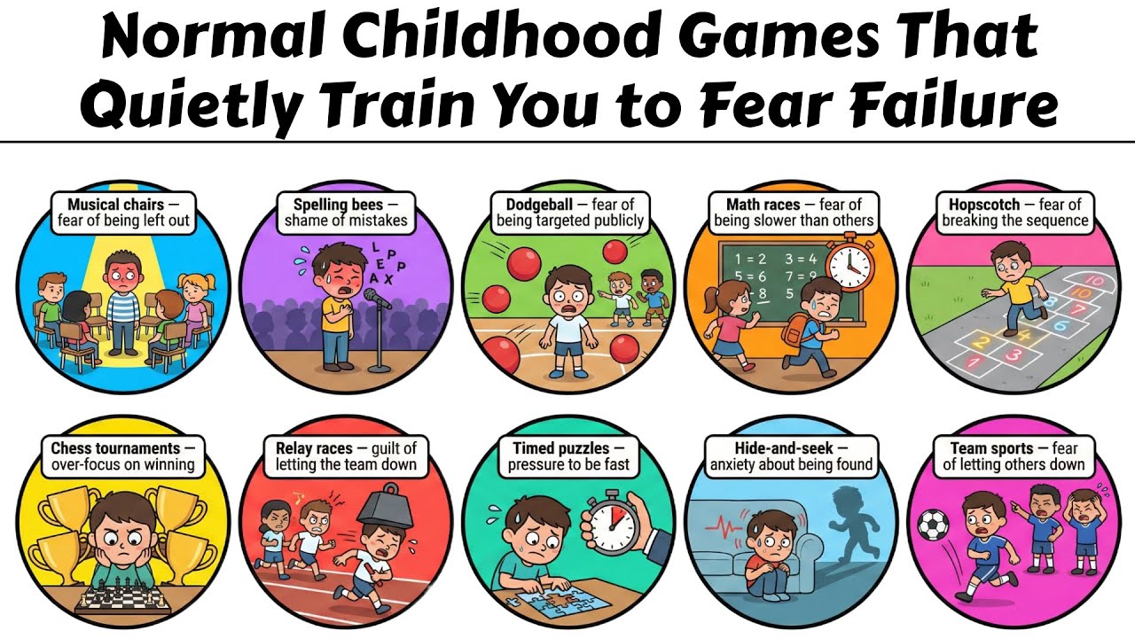 Normal Childhood Games That Quietly Train You to Fear Failure