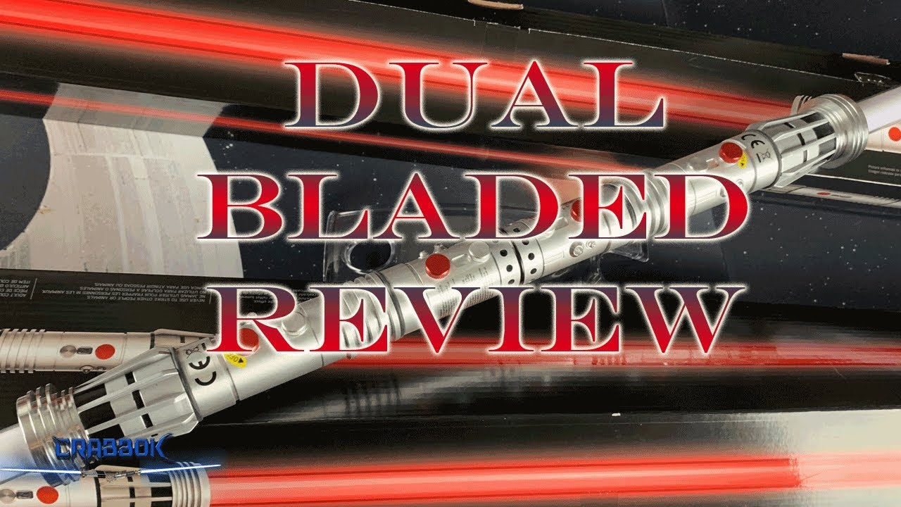 Double Bladed Darth Maul Saber Staff Force FX Black Series Review and Assembly