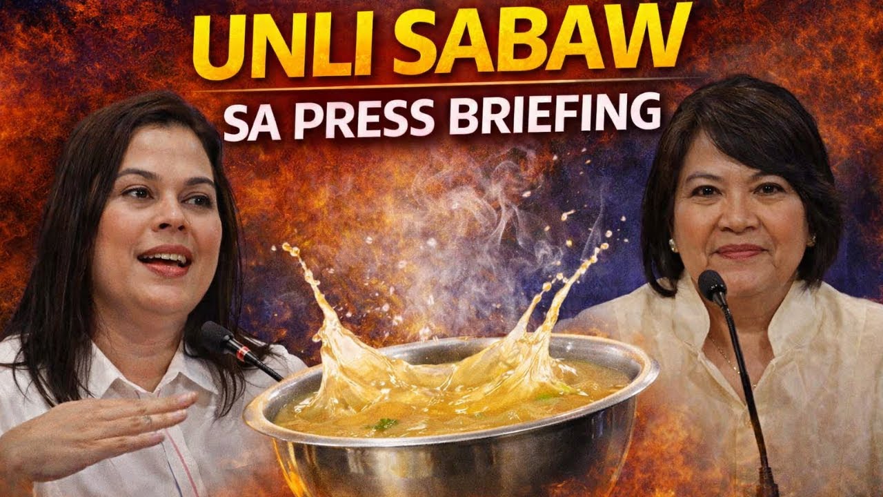 UNLI SARA DUTERTE AT UNLI SABAW SA PRESS BRIEFING NI USEC CLAIRE CASTRO