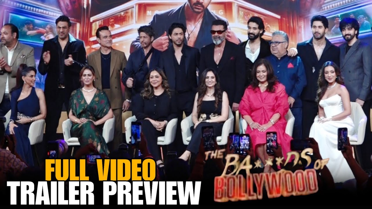 UNCUT | The Bads Of Bollywood | Trailer Launch | Shahrukh Khan,Aryan,Bobby,Lakshya,Sahher,Raghav