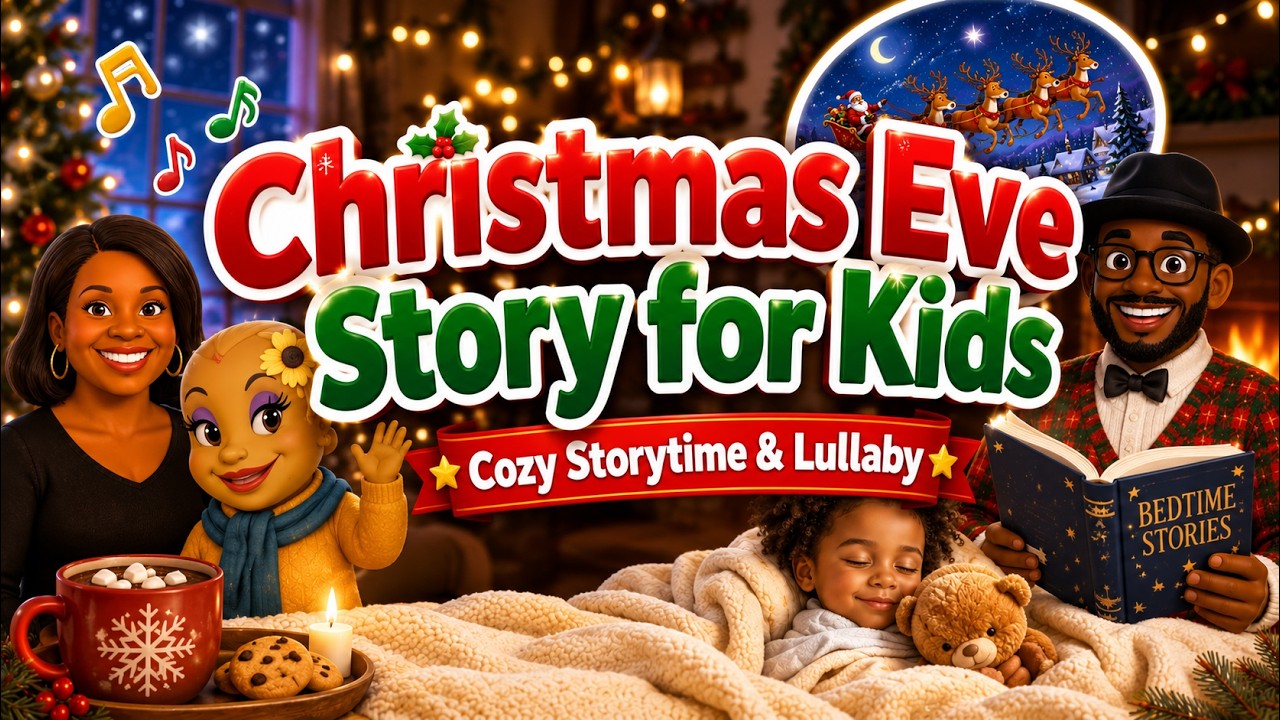 Christmas Eve Story for Kids | Cozy Storytime & Lullaby