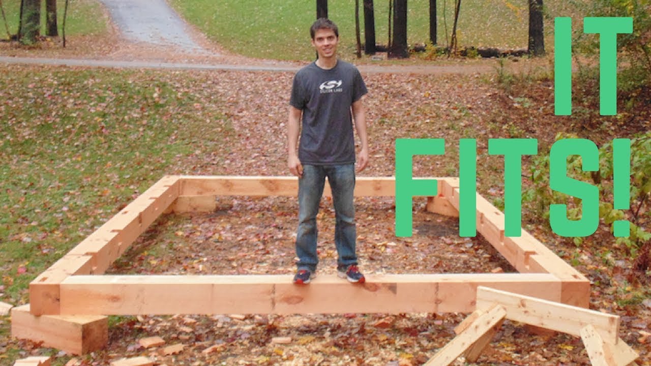 I Test-Fit My Timber Frame Sills!