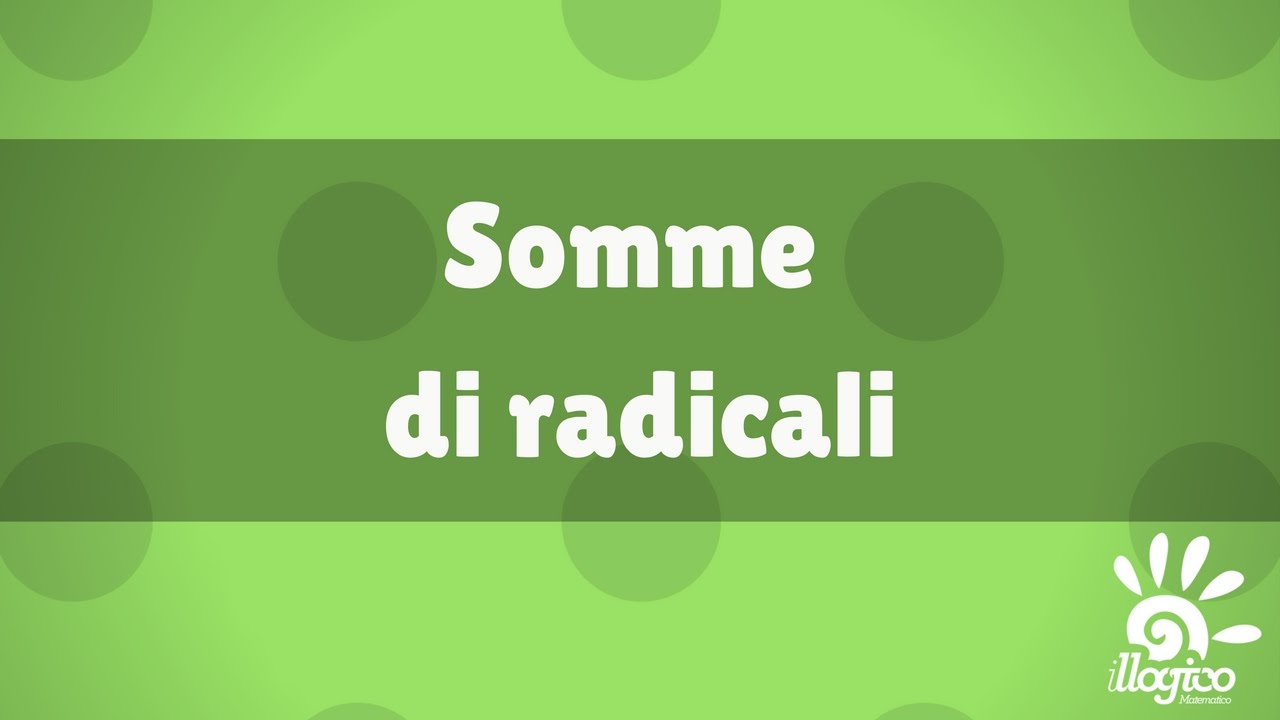 Somme di radicali