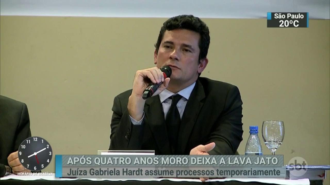O juiz Sérgio Moro aceitou o convite de Jair Bolsonaro para assumir o Ministério da Justiça