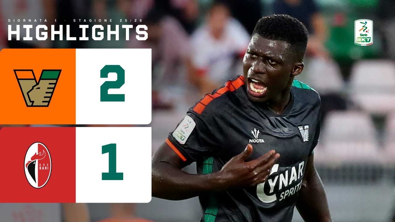 Venezia-Bari 2-1 | Decidono BJARKASON e la perla di DUNCAN, pari di DORVAL | Highlights Serie BKT