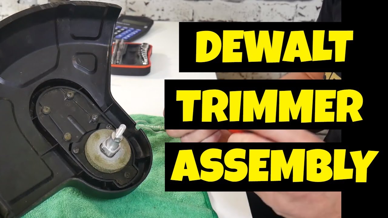 Замена и восстановление головки катушки аккумуляторного триммера DeWalt DCM561P 20 В
