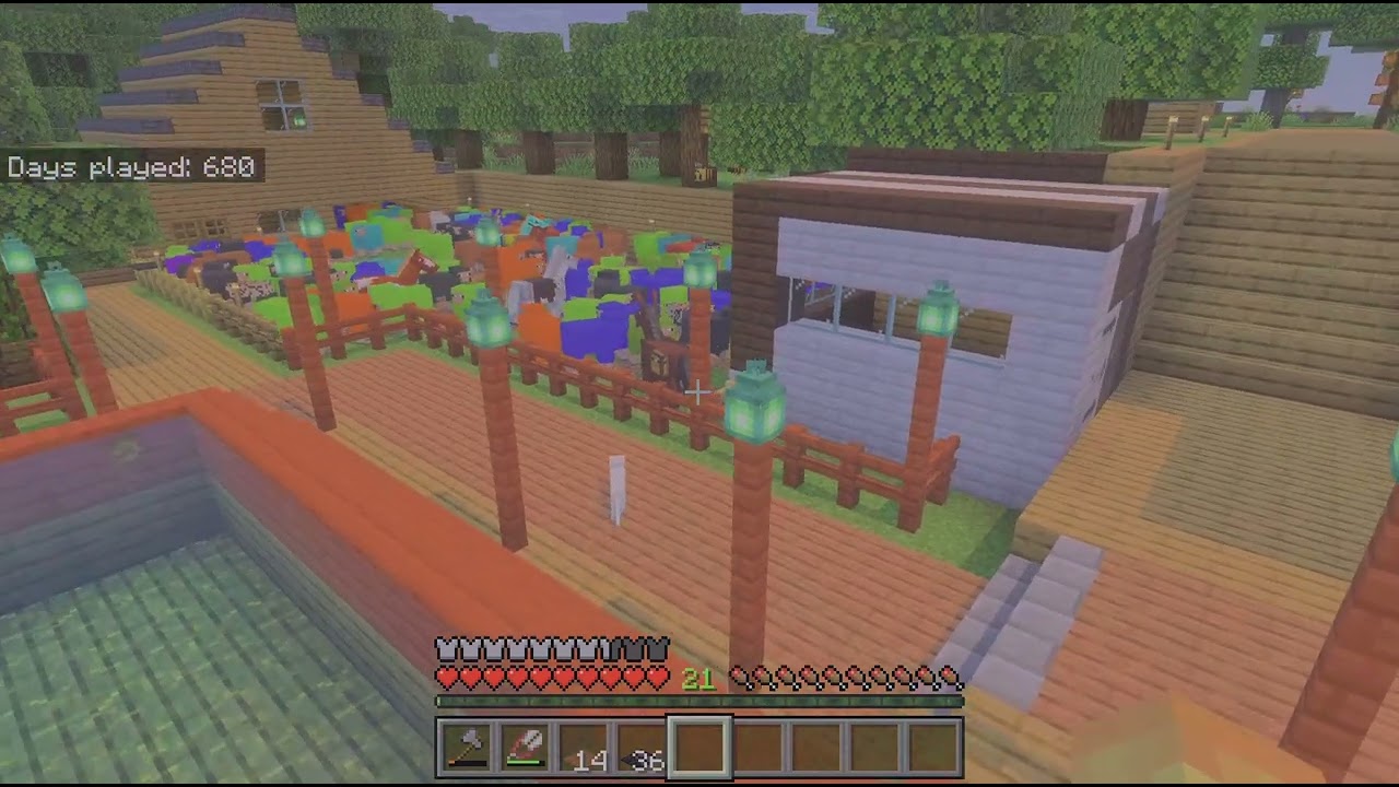 Minecraft Season 2 Episode.4. adding on to my,Minecraft house. In my forever world.