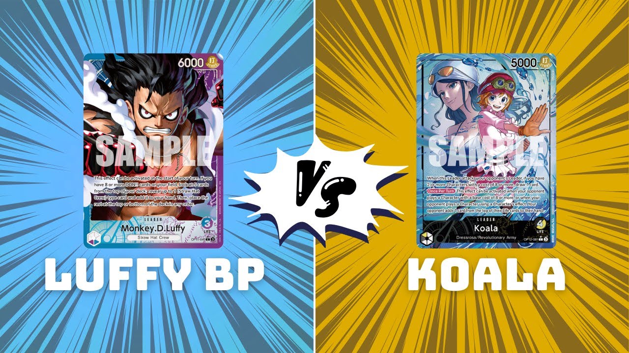 [OP12] #01 Local Tournament One Piece TCG - Round 3 | Luffy BP Vs Koala
