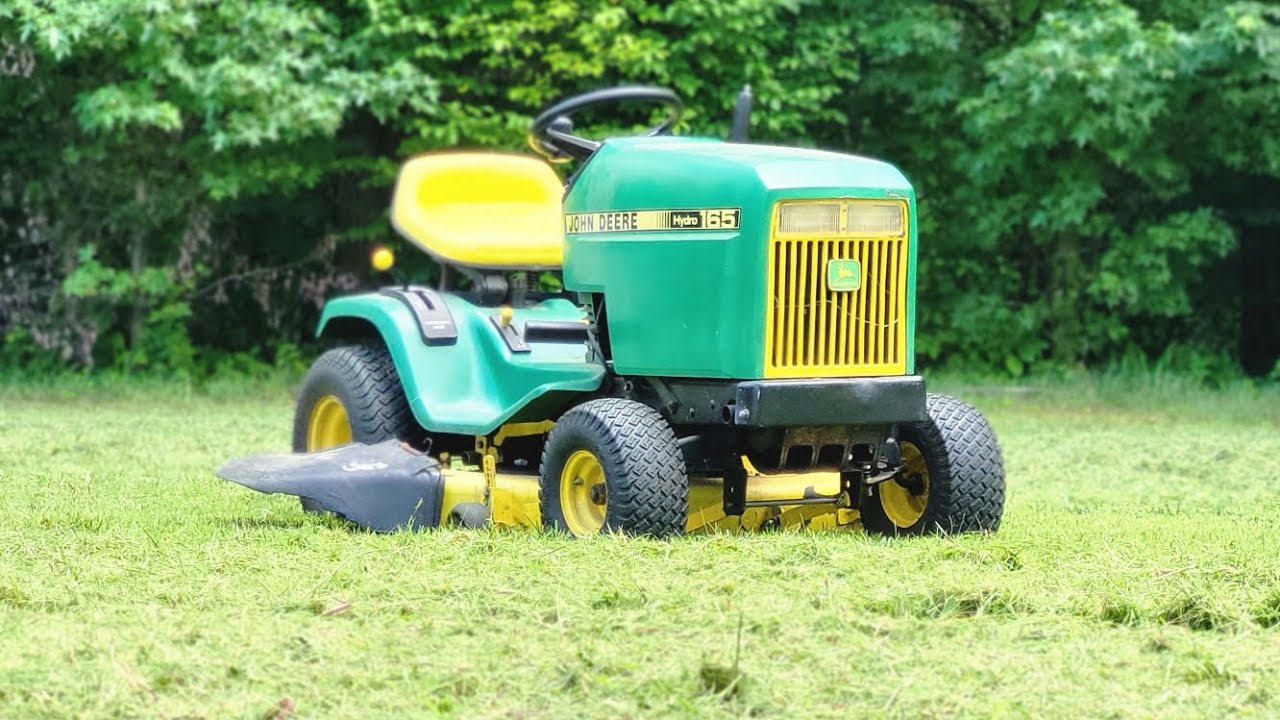 JOHN DEERE 165 HYDRO GETS NEW SPINDLES, BLADES, AND DECK BELTS