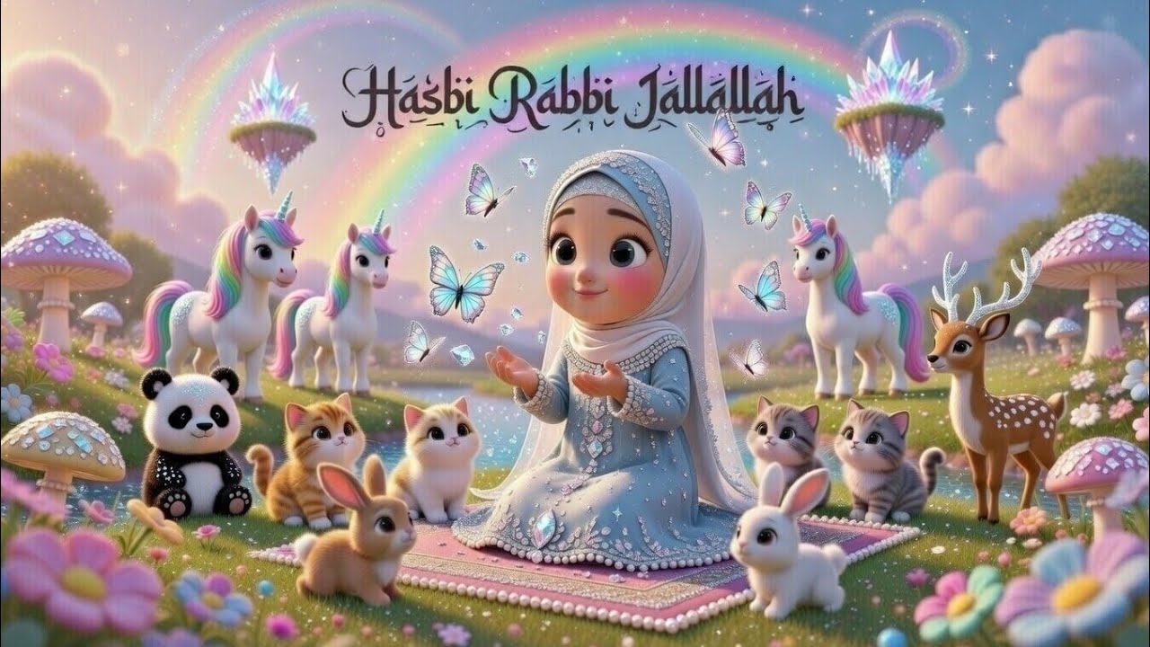  Hasbi Rabbi Jallallah Naat | Inspiring Islamic Naat for Kids –🏠 Family Special#Islamic #kids #baby