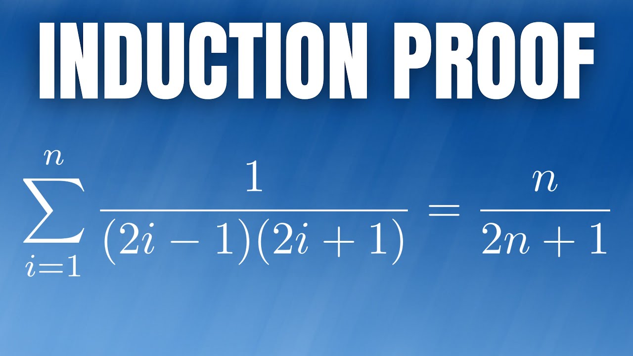How to Write a Mathematical Induction Proof with a Summation