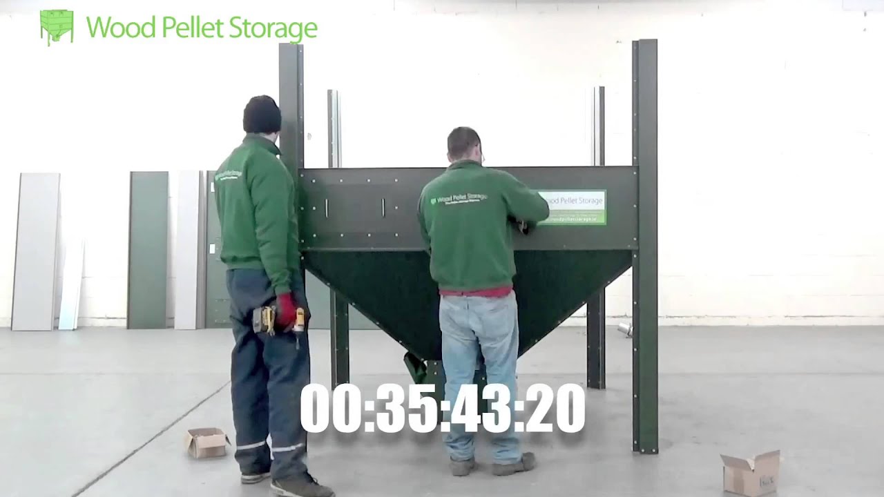 Wood Pellet Storage Assembly Demonstration