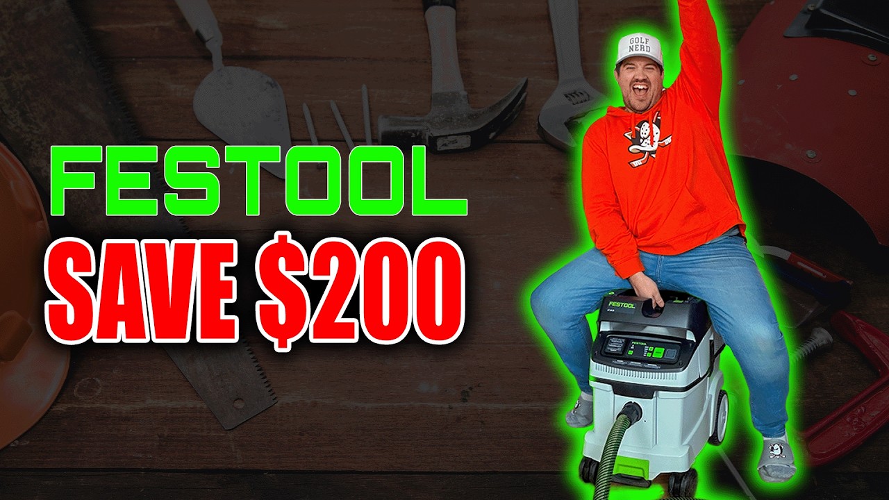 How I Saved $200 on a Festool Dust Extractor (Festool Recon)