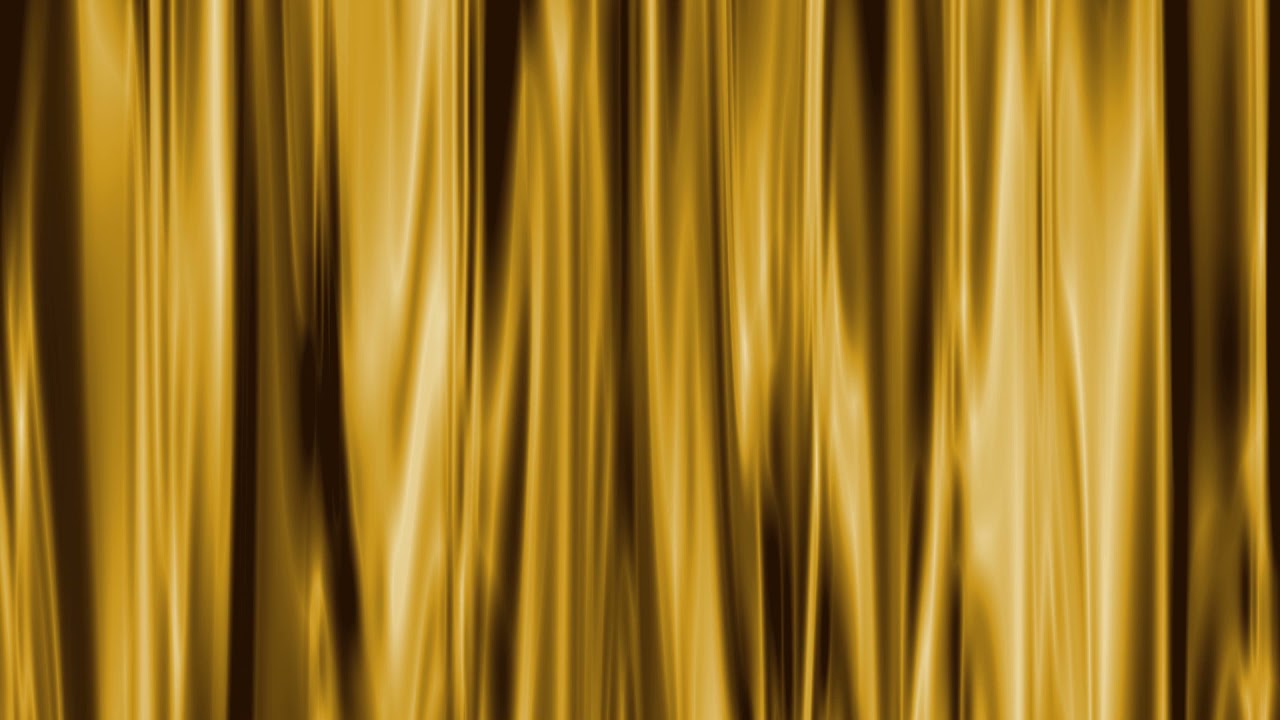 Gold Curtain | Free Royalty | No Copyright | Background Video HD | Loop Video