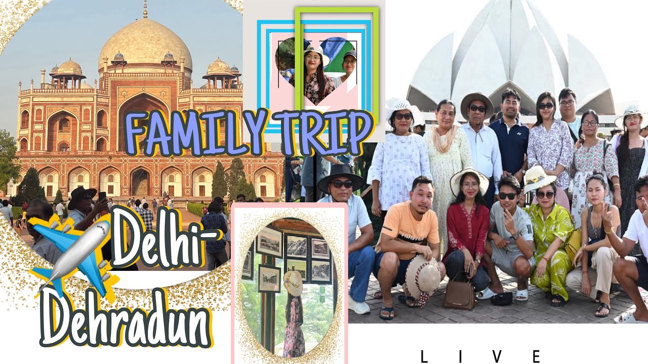 Family trip!Travelling videos😎!!visited various historical places(Lotus temple India gate,etc!✨💫☄️