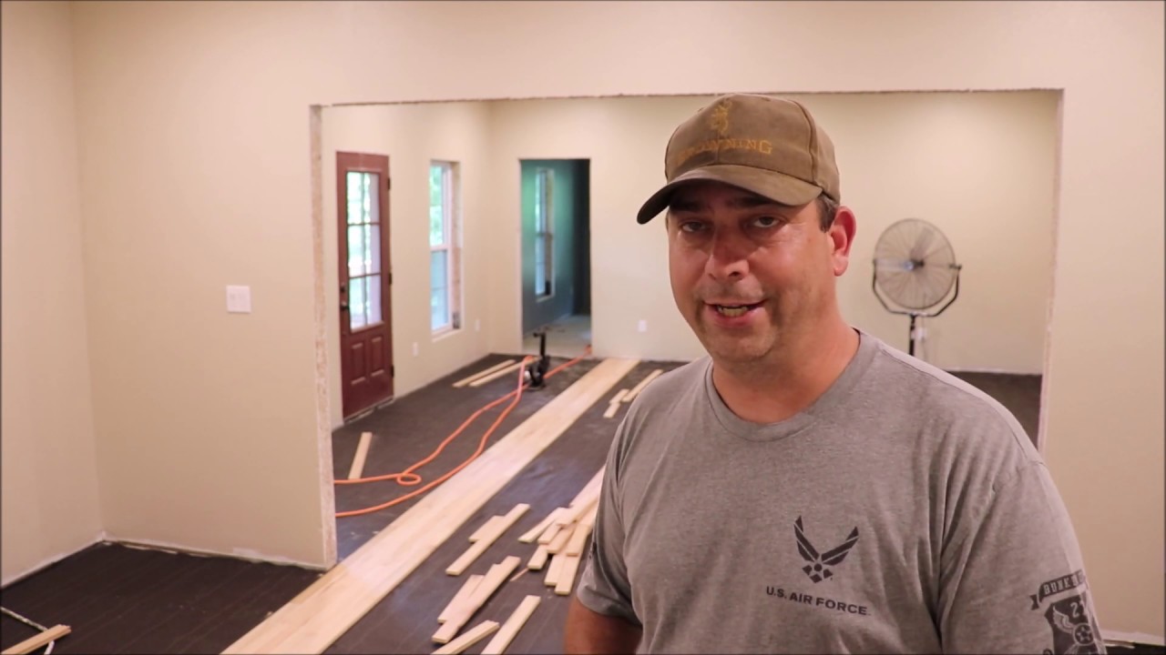 Building My Own Home: Episode 136 -  Laying more of the Hardwood Floors