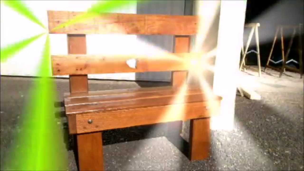 petit banc en palette pour enfant fait le 20 / 02 / 2015 fait par antoine
