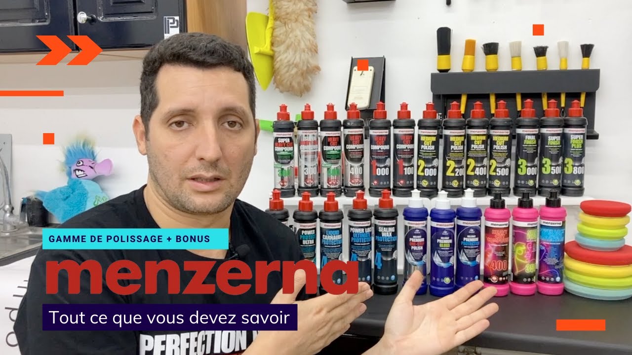 Gamme de polissage Menzerna + BONUS : Présentation #3 DZ