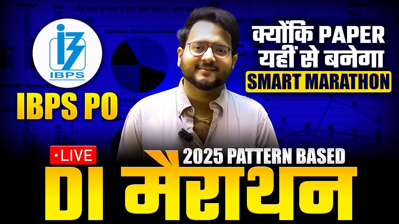 🔴 Data Interpretation Marathon for IBPS PO 2025 | All DI Tricks & Shortcuts | DI One Shot