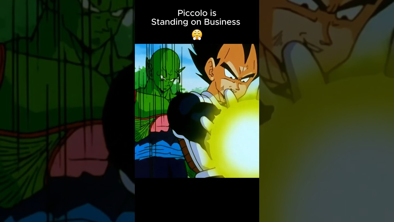 Piccolo saves Gohan from Vegeta 😬