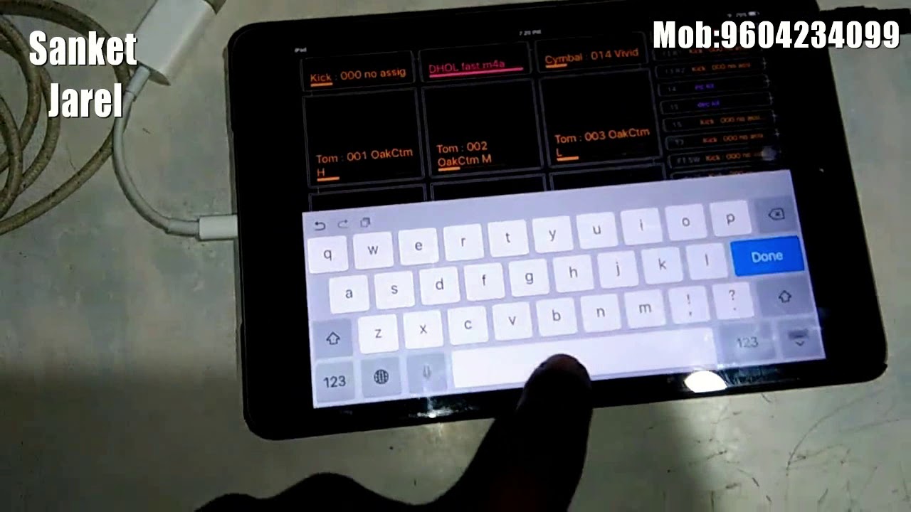 Yamaha DTX M12 Touch App Indian dhol