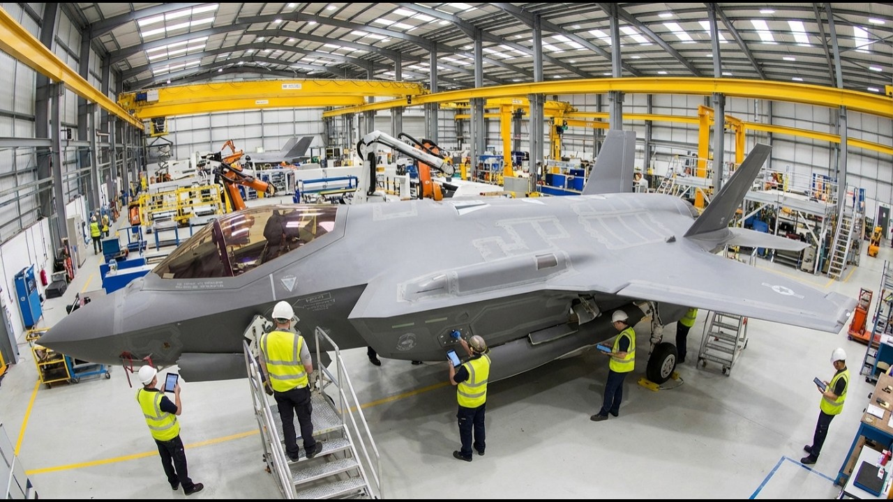 Inside the Factory: The Final Sealing Process for the J-35A’s Stealth-Optimized Airframe