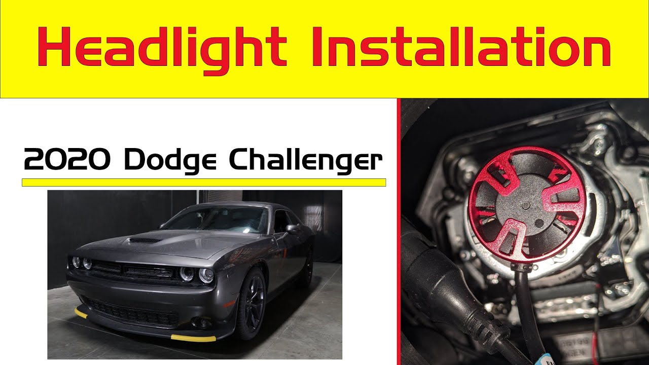 Wyjmij | Zmień | Zainstaluj żar&oacute;wkę reflektora Dodge Challenger, wymień diodę LED