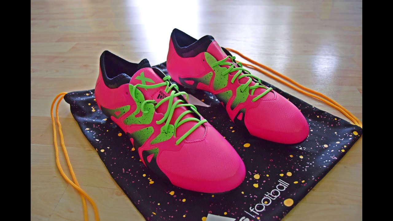 UNBOXING | ADIDAS X15.1 FG PINK GREEN