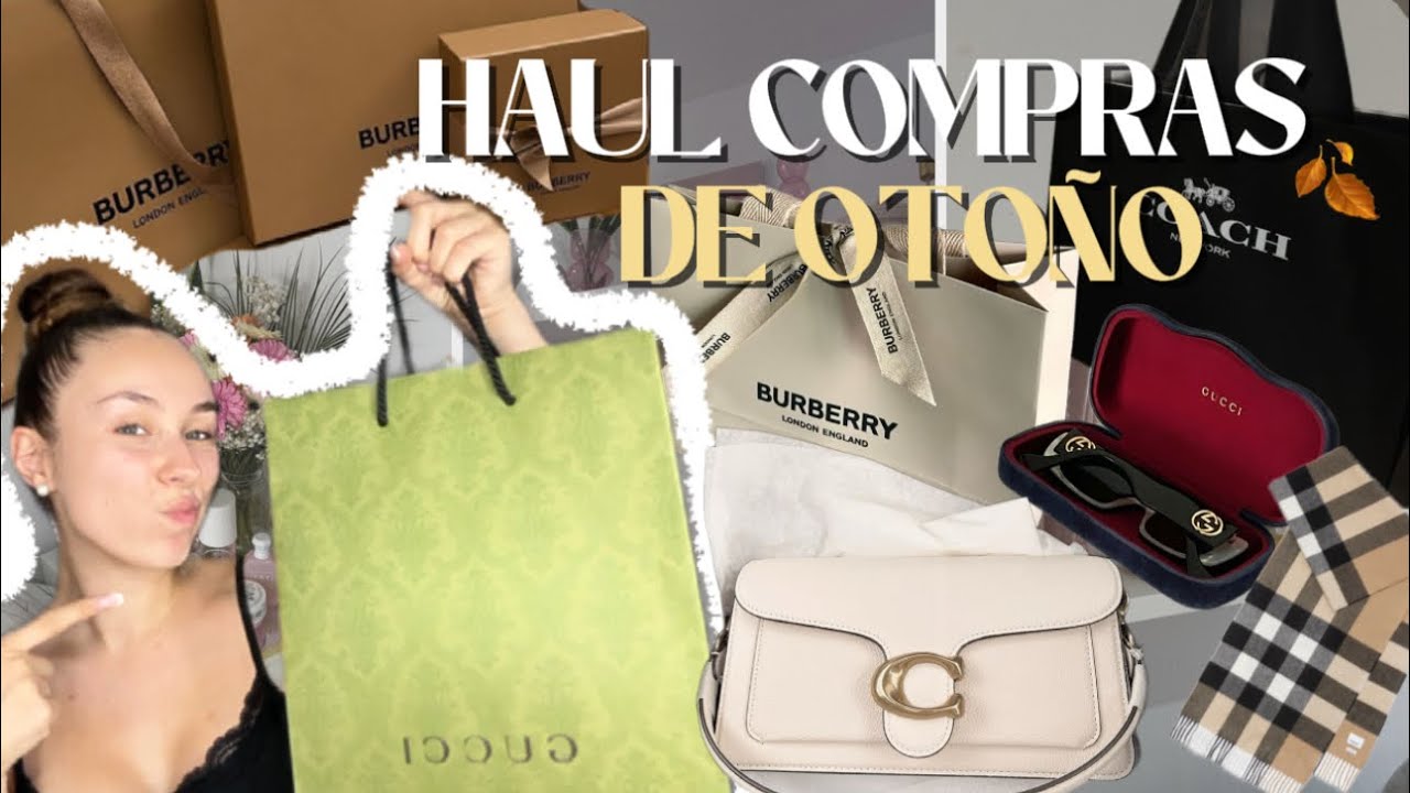 Haul de compras de oto&ntilde;o 🍂MI PRIMER BOLSO DE LUJO🛍️Bolsos, skincare, ropa etc...