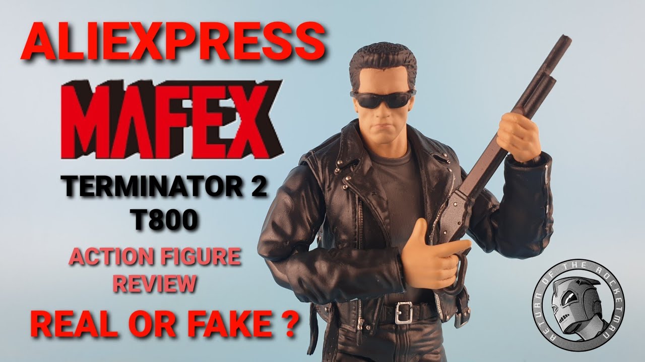 Обзор фигурки Терминатора 2 T-800 от MAFEX с AliExpress