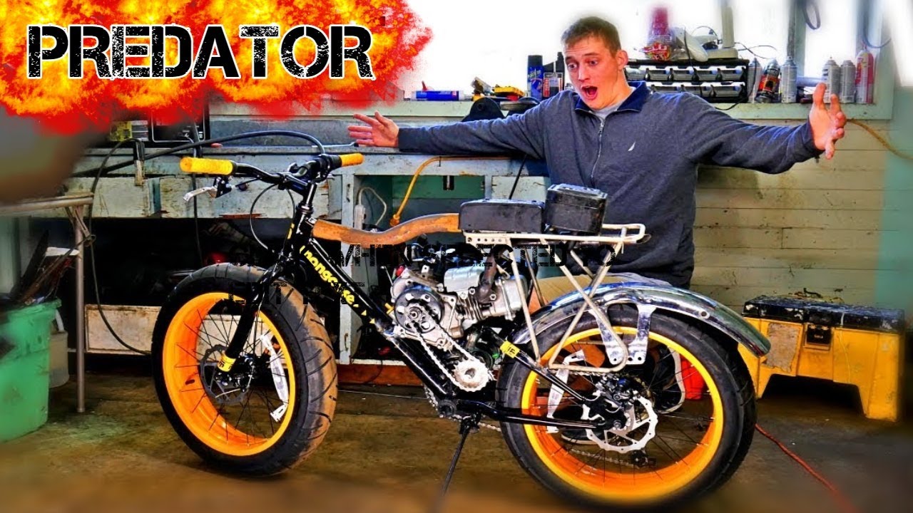 HOME-MADE Fat-tire motorized bike build #2