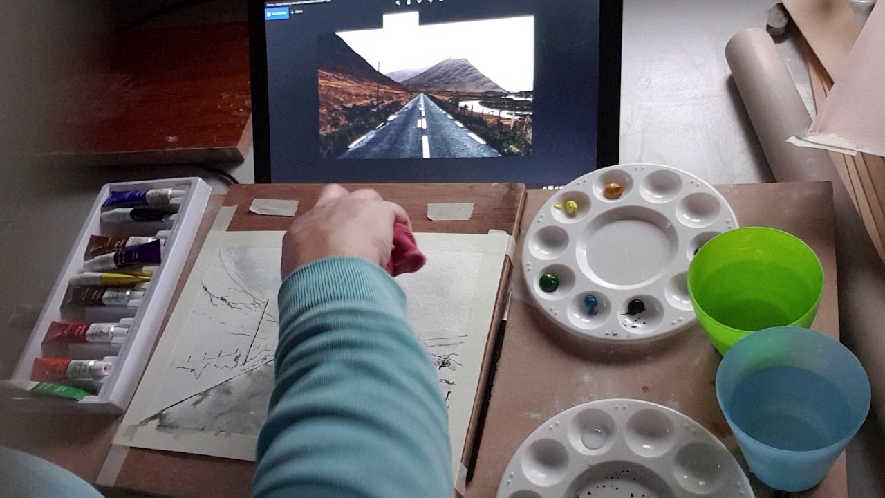 Artlift week 8, part 2a of one point perspective