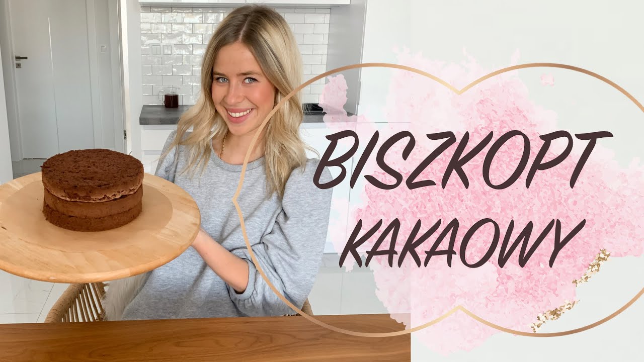 BISZKOPT KAKAOWY - wysoki i puszysty, jak go upiec i przekroić // ladycolour słodki vlog