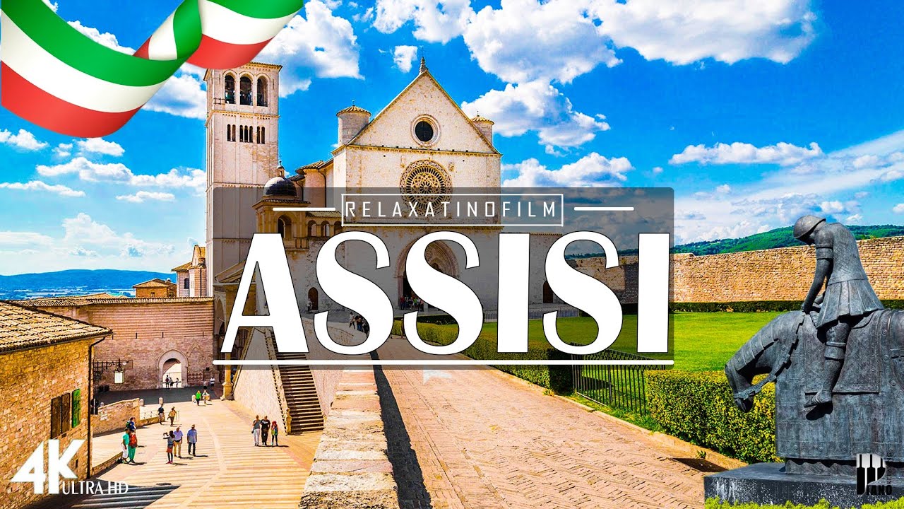 Beautiful Assisi 4K &bull; Relaxing Italian Music, Instrumental Romantic &bull; Video 4K UltraHD