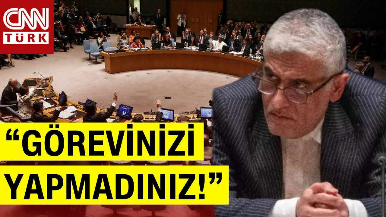 SON DAKİKA! 🚨 İran Temsilcisi BMGK'da Konuştu: "Bu Eylem ABD Desteği Olmadan Gerçekleşemezdi!"