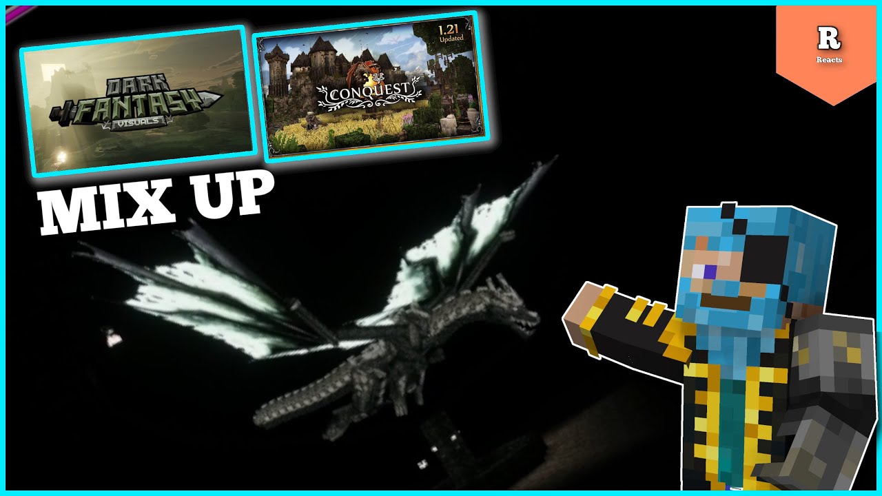 Dark Fantasy Visuals x Conquest ¦ Vibrant Visuals Combinations ¦ Minecraft Marketplace Mix Up