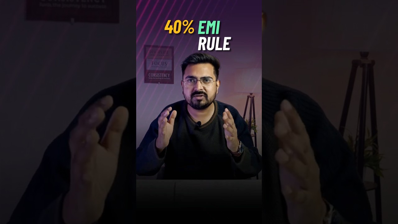 EMI TRAP: HOW to MANAGE Your EMIs SMARTLY? 40% EMI Rule EXPLAINED | Vivek Garg #shortsviral